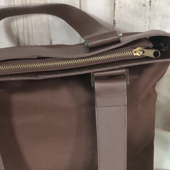 Disney Tinkerbell Brown Tote Purse Bag in Brown with Flaws - Picture 8 of 12